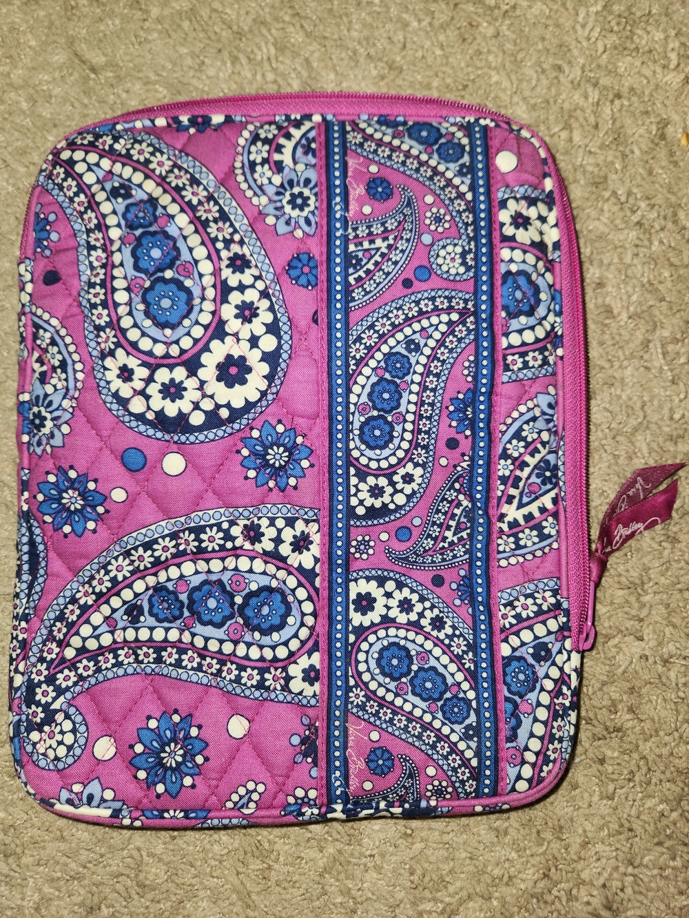 Vera Bradley Tablet Sleeve/Pouch Cover Case Boysenberry